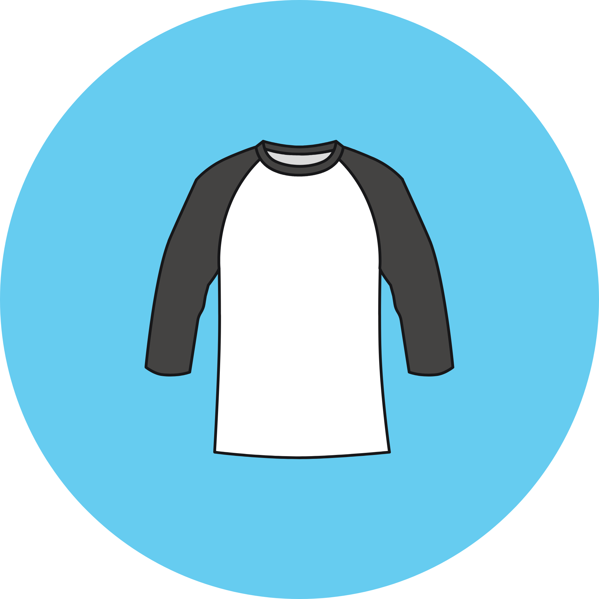 Kaos Raglan Icon